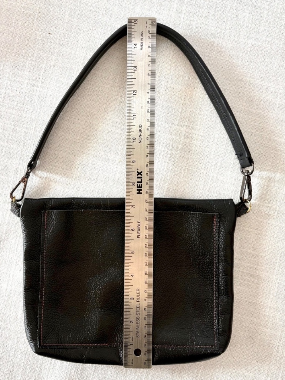 Jessie Blume NWOT Small Boho Handmade Floral Shoulder Bag Canvas Leather Purse - Picture 7 of 7